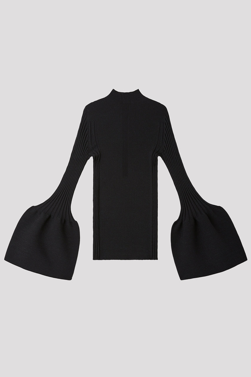 CFCL(シーエフシーエル)｜POTTERY GLITTER BELL SLEEVE TOP/BLACK