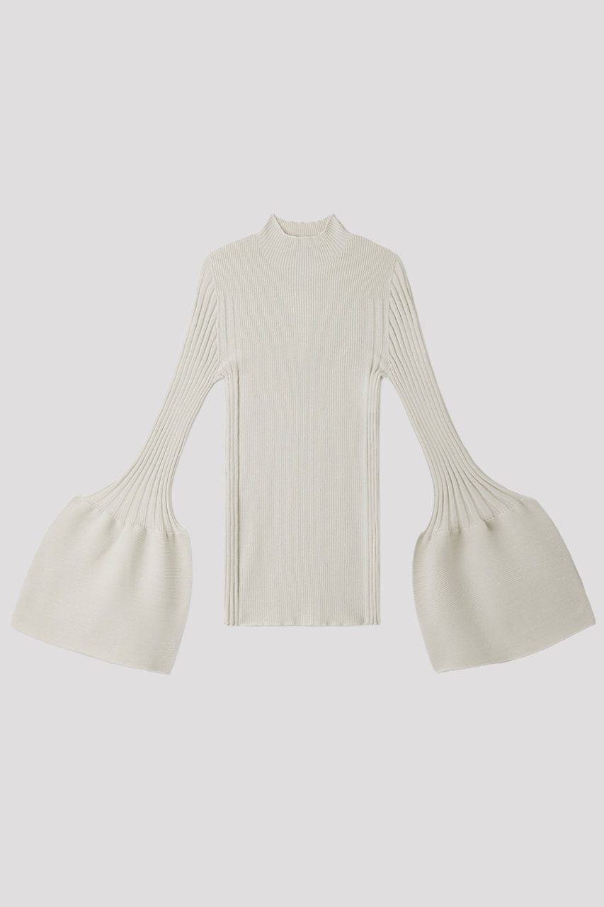 シーエフシーエル/CFCLのPOTTERY GLITTER BELL SLEEVE TOP(PEARL-SILVER/CF008KN260SP)