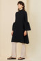 POTTERY GLITTER LONG BELL SLEEVE FLARE MINI DRESS シーエフシーエル/CFCL