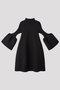 POTTERY GLITTER LONG BELL SLEEVE FLARE MINI DRESS シーエフシーエル/CFCL