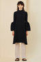 POTTERY GLITTER LONG BELL SLEEVE FLARE MINI DRESS シーエフシーエル/CFCL