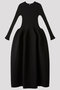 POTTERY GLITTER LONG SLEEVE DRESS シーエフシーエル/CFCL BLACK-BLACK