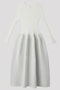 POTTERY GLITTER LONG SLEEVE DRESS シーエフシーエル/CFCL WHITE-SILVER