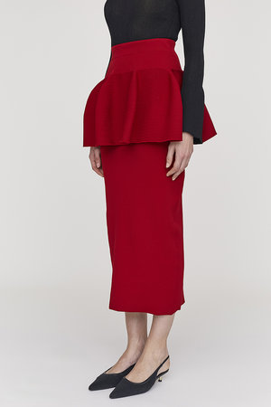 シーエフシーエル/CFCLのPOTTERY LAYERED SKIRT(110700/110702)