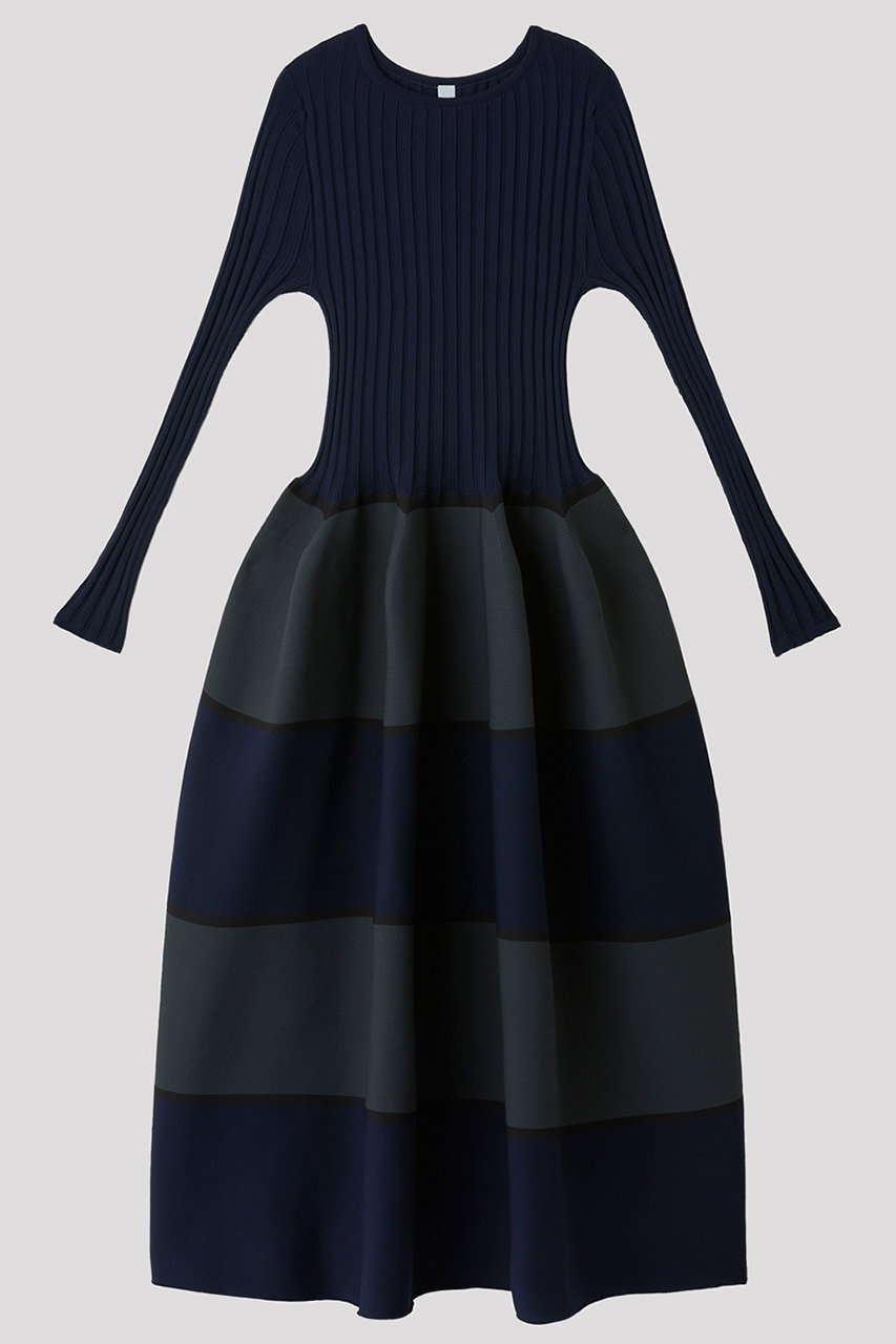 シーエフシーエル/CFCLのPOTTERY LONG SLEEVE DRESS(NAVY MULTI/CF006KH050)
