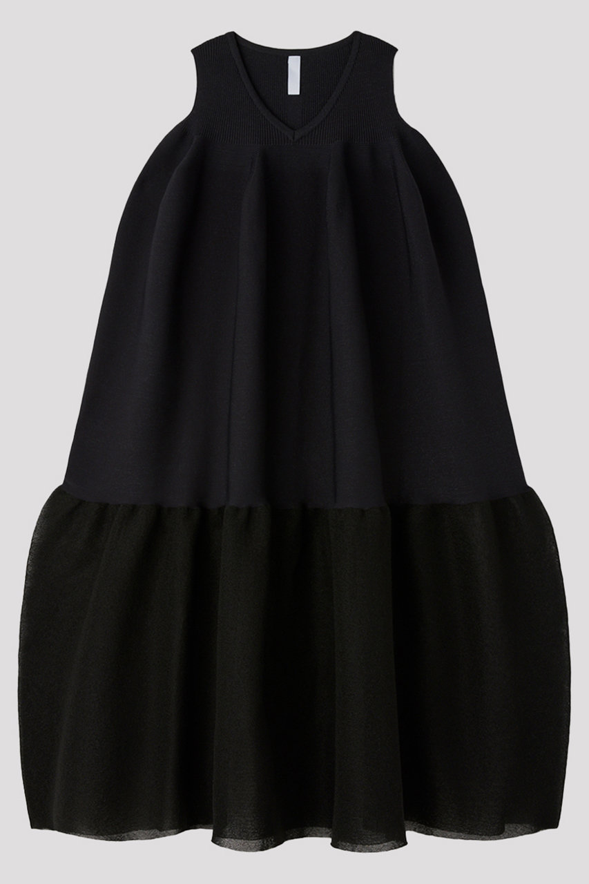 シーエフシーエル/CFCLのPOTTERY LUCENT SLEEVELESS BUST FLARE DRESS(BLACK/CF012KH171JP00_CF009KH203)