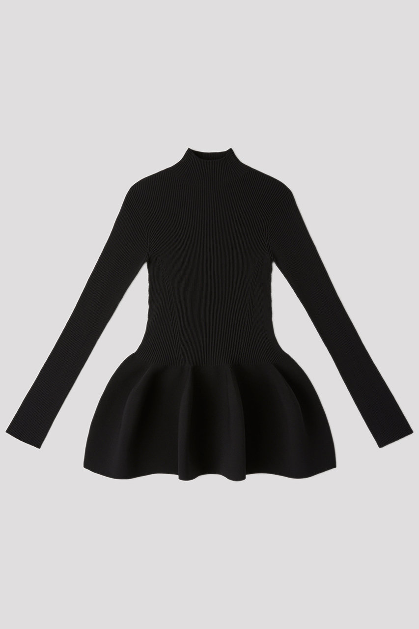 シーエフシーエル/CFCLのPOTTERY MOCKNECK LONG SLEEVE TOP(BLACK/CF010KN125JP00)
