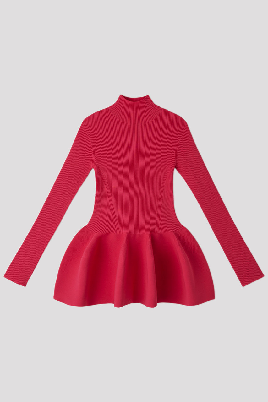 シーエフシーエル/CFCLのPOTTERY MOCKNECK LONG SLEEVE TOP(VIVID PINK/CF010KN125JP00)