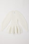 POTTERY PUFF SLEEVE CARDIGAN シーエフシーエル/CFCL WHITE