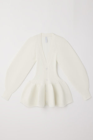 シーエフシーエル/CFCLのPOTTERY PUFF SLEEVE CARDIGAN(110300/110303)
