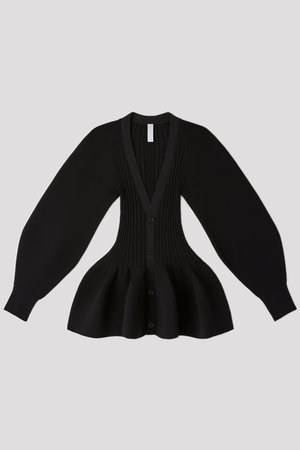 シーエフシーエル/CFCLのPOTTERY PUFF SLEEVE CARDIGAN(110300/110303)