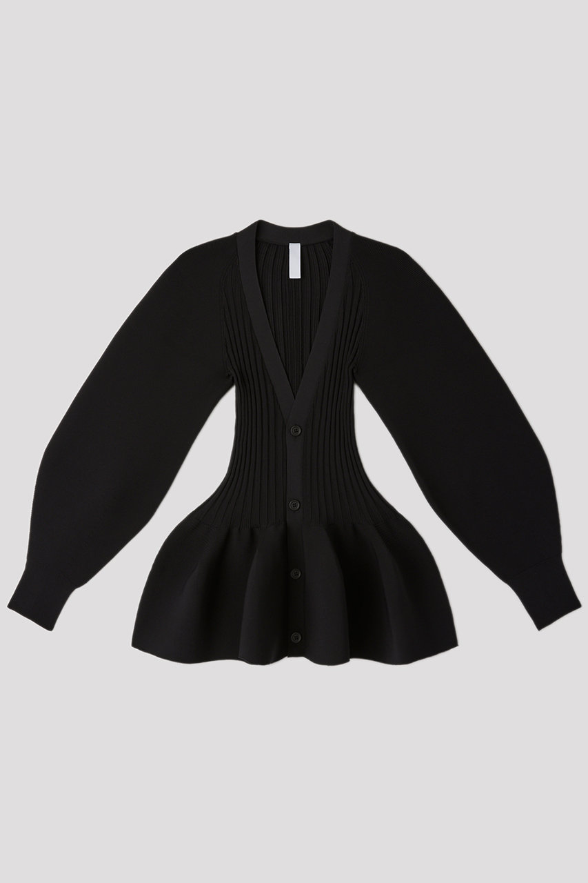 シーエフシーエル/CFCLのPOTTERY PUFF SLEEVE CARDIGAN(BLACK/CF009KE021SP_CF010KE124JP)