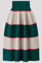 POTTERY SKIRT シーエフシーエル/CFCL DARK GREEN MULTI