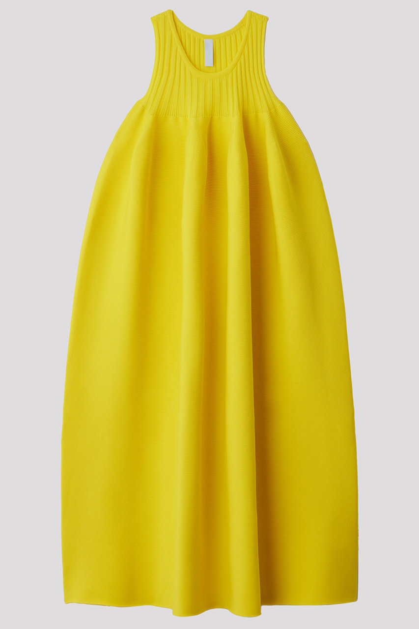 シーエフシーエル/CFCLのPOTTERY SLEEVELESS BUST FLARE DRESS(BUTTER YELLOW/CF006KH047)