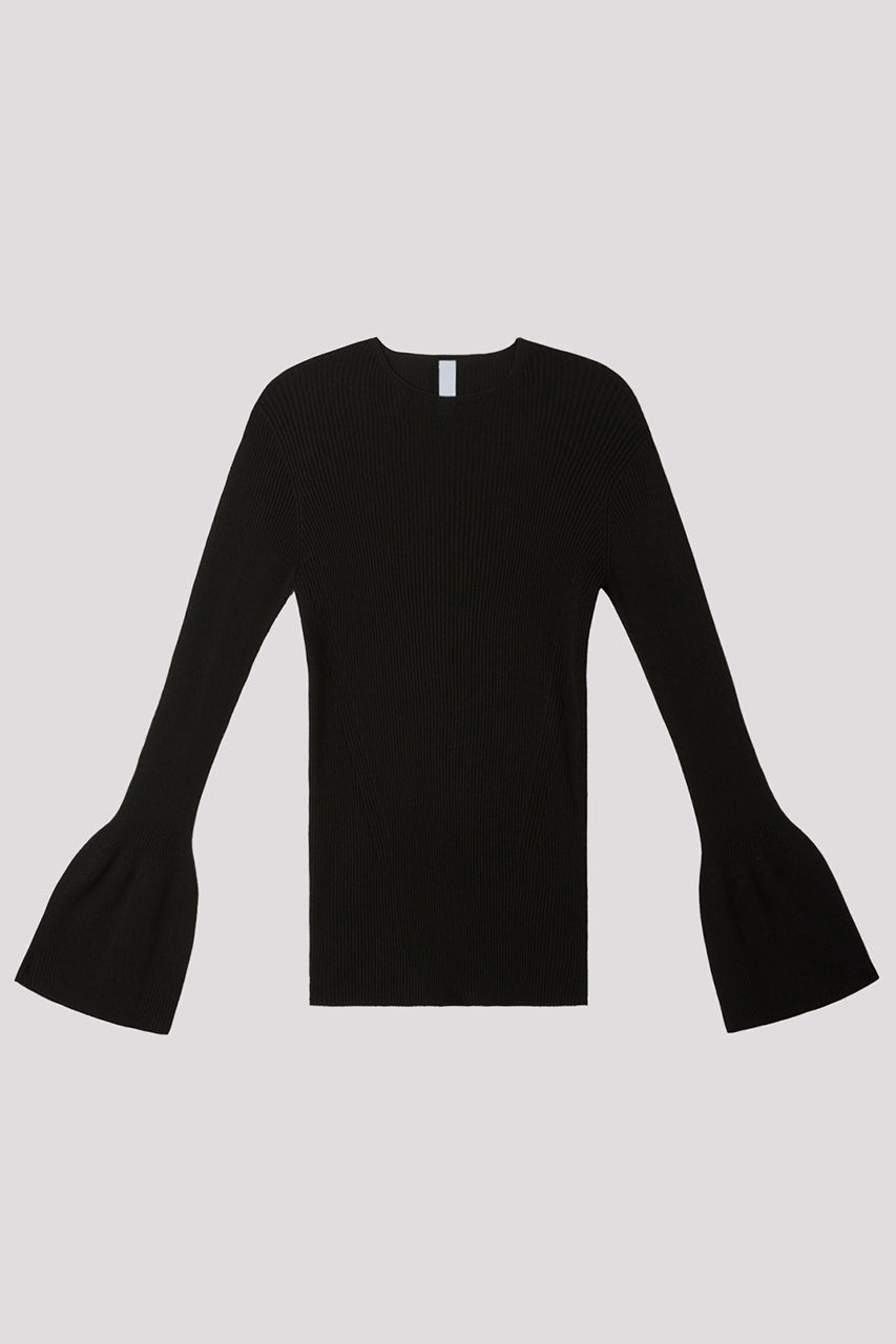 シーエフシーエル/CFCLのSOFT PORTRAIT LONG BELL SLEEVE TOP(BLACK/CF000KN009JB00_CF009KN067)