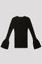 SOFT PORTRAIT LONG BELL SLEEVE TOP シーエフシーエル/CFCL