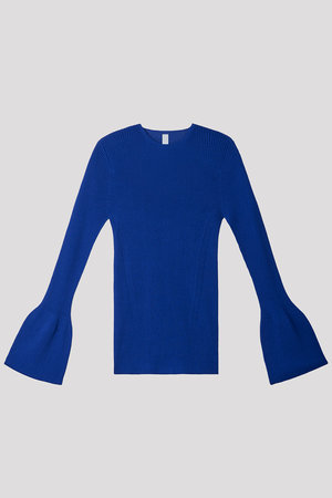 シーエフシーエル/CFCLのSOFT PORTRAIT LONG BELL SLEEVE TOP(110300/110301)