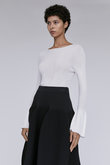 SOFT PORTRAIT LONG BELL SLEEVE TOP