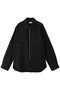 【MEN】Two Pockets エルボーパッチ ジップシャツ ベッドフォード/BED j.w. FORD ブラック