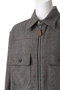 【MEN】Two Pockets エルボーパッチ ジップシャツ ベッドフォード/BED j.w. FORD