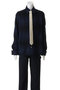 【MEN】Office Casual ネクタイ付きロングスリーブチェックシャツ ベッドフォード/BED j.w. FORD
