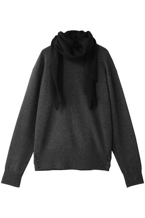 ベッドフォード/BED j.w. FORDの【MEN】1.5 oaks スカーフ付き ニットトップス(110300/110301)