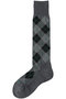 【UNISEX】argyle ソックス ベッドフォード/BED j.w. FORD グレー