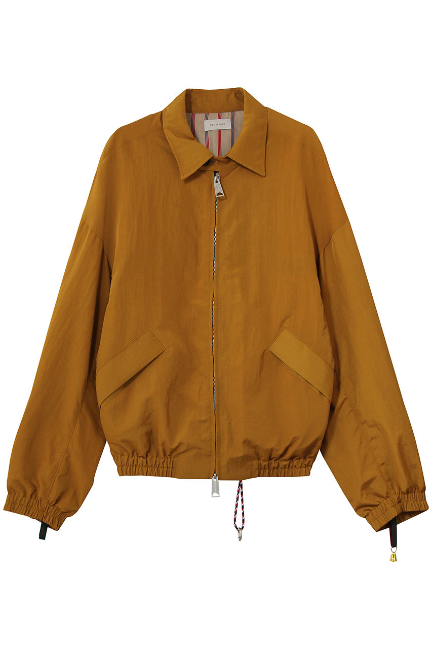 BED j.w. FORD 【MEN】everyday ピボットスリーブ ビッグポケット Wジップブルゾン (キャメル, 0) ベッドフォード ELLE SHOP