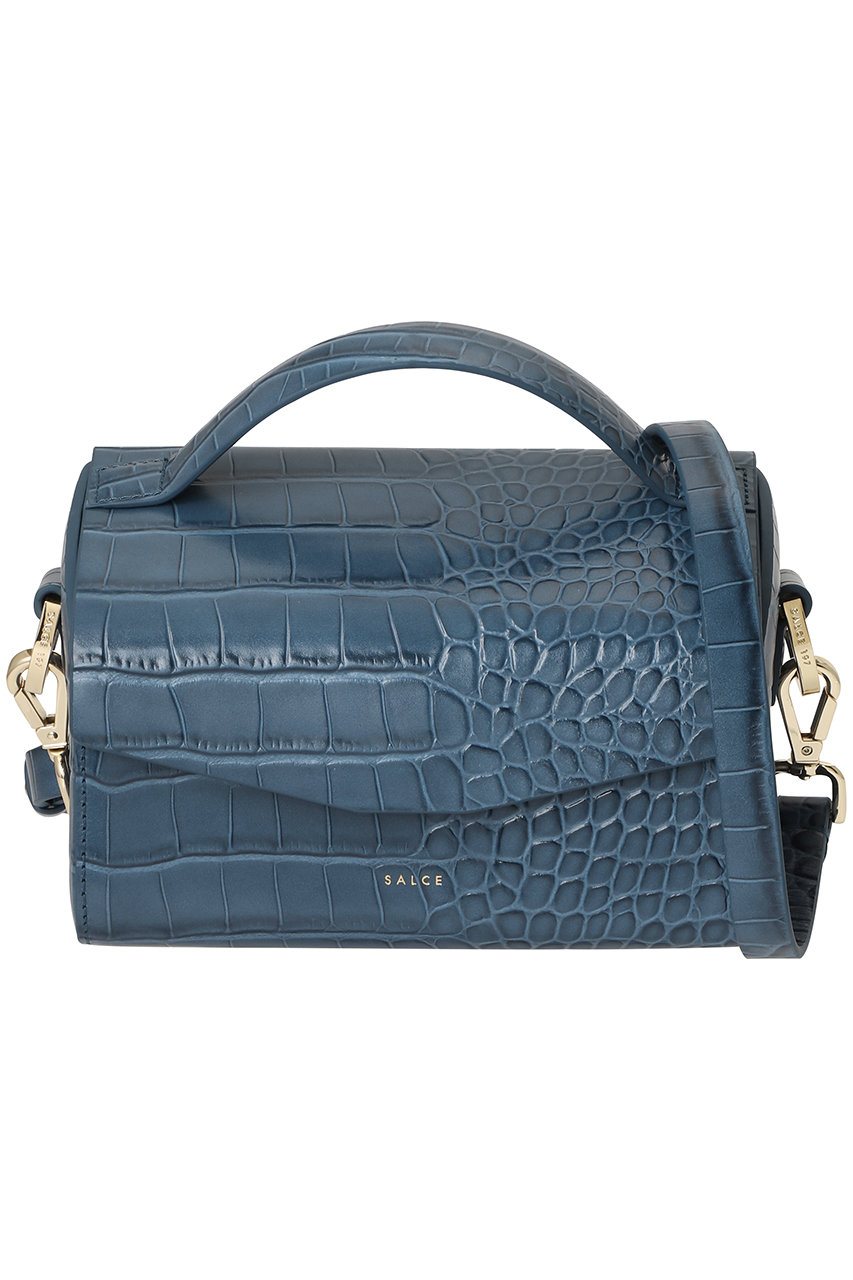 サルーチェ/SALCEの【ELLE SHOP限定】CARTELLA クロコ型押し2wayハンドバッグ(ブルー/4463250011)