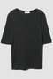 シアーハーフスリーブTシャツ エストネーション/ESTNATION ブラック
