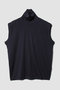 【GOOD PEOPLE GOOD STITCHING GOOD PRODUCT for ESTNATION】コンフォートハイネックウールTシャツ エストネーション/ESTNATION ネイビー