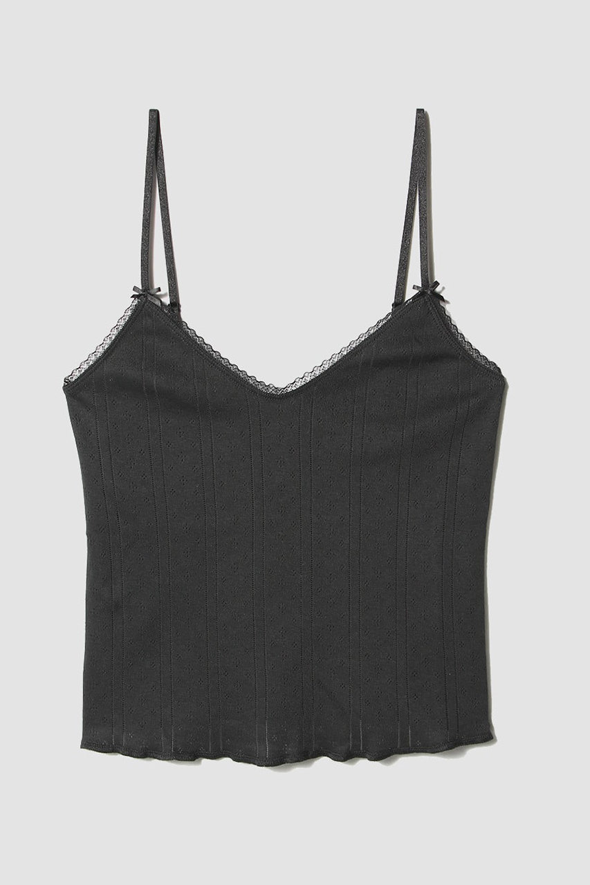 ESTNATION 【COU COU】THE LONG CAMI BLACK (ブラック, S) エストネーション ELLE SHOP