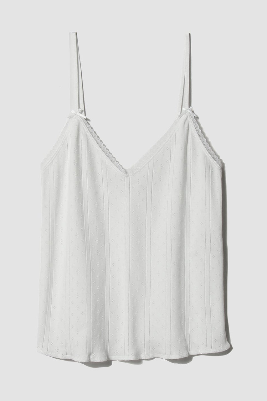 ESTNATION 【COU COU】THE LONG CAMI WHITE (ホワイト, S) エストネーション ELLE SHOP