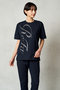 【予約販売】【UNISEX】コンフォートジャージー クルーネックTシャツ ReFaロゴ リファ/ReFa ネイビー
