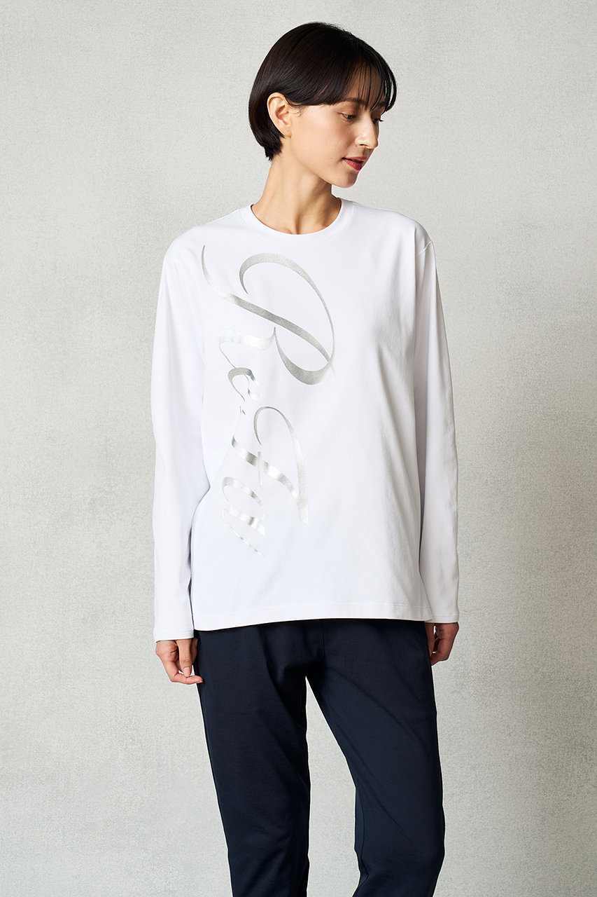 リファ/ReFaの【予約販売】【UNISEX】コンフォートジャージー クルーネックロングTシャツ ReFaロゴ(シルバー/RW-AO-W20D-LL)