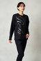 【予約販売】【UNISEX】コンフォートジャージー クルーネックロングTシャツ ReFaロゴ リファ/ReFa ブラック