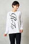 【予約販売】【UNISEX】コンフォートジャージー クルーネックロングTシャツ ReFaロゴ リファ/ReFa ホワイト