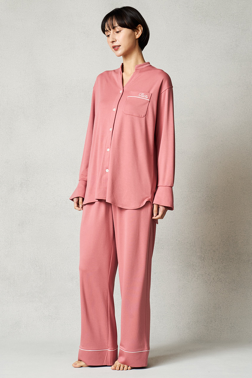 リファ/ReFaの【予約販売】モイストスムース スタンドカラースリープウェア WOMEN(ピンク/RW-AQ-V30E-LL)
