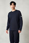 【予約販売】【MEN】モイストスムース ロングスリーブプルオーバー リファ/ReFa ネイビー