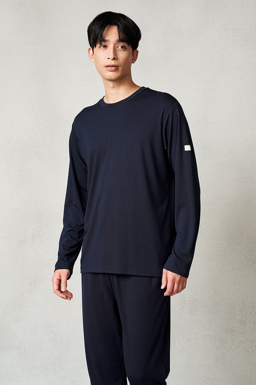 リファ/ReFaの【予約販売】【MEN】モイストスムース ロングスリーブプルオーバー(ネイビー/RW-CC-P70E-LL)