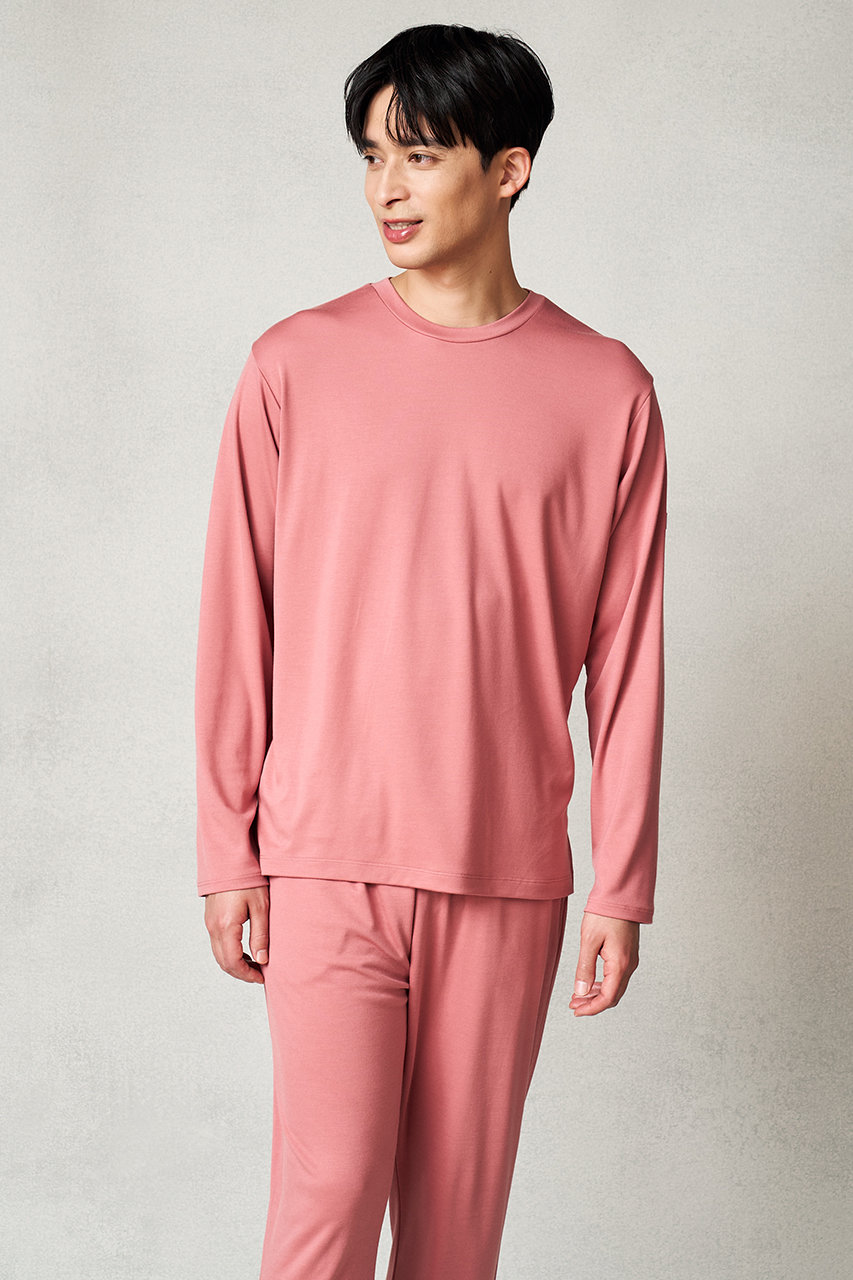リファ/ReFaの【予約販売】【MEN】モイストスムース ロングスリーブプルオーバー(ピンク/RW-CC-P70E-LL)