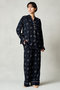 【予約販売】モイストスムース スタンドカラースリープウェア ReFaロゴ WOMEN リファ/ReFa ネイビー