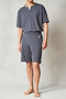 【予約販売】【MEN】ストレッチスムース ショートパンツ リファ/ReFa ダークグレー
