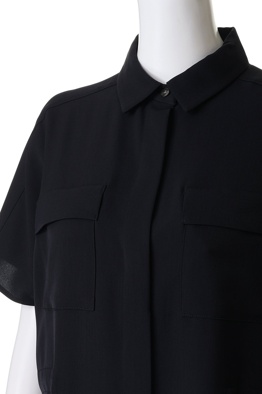 SOEJU(ソージュ)｜ロングシャツワンピース/グレー の通販｜ELLESHOP