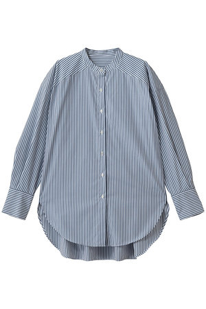 ソージュ/SOEJUのバンドカラーロングシャツ(110400/110403)
