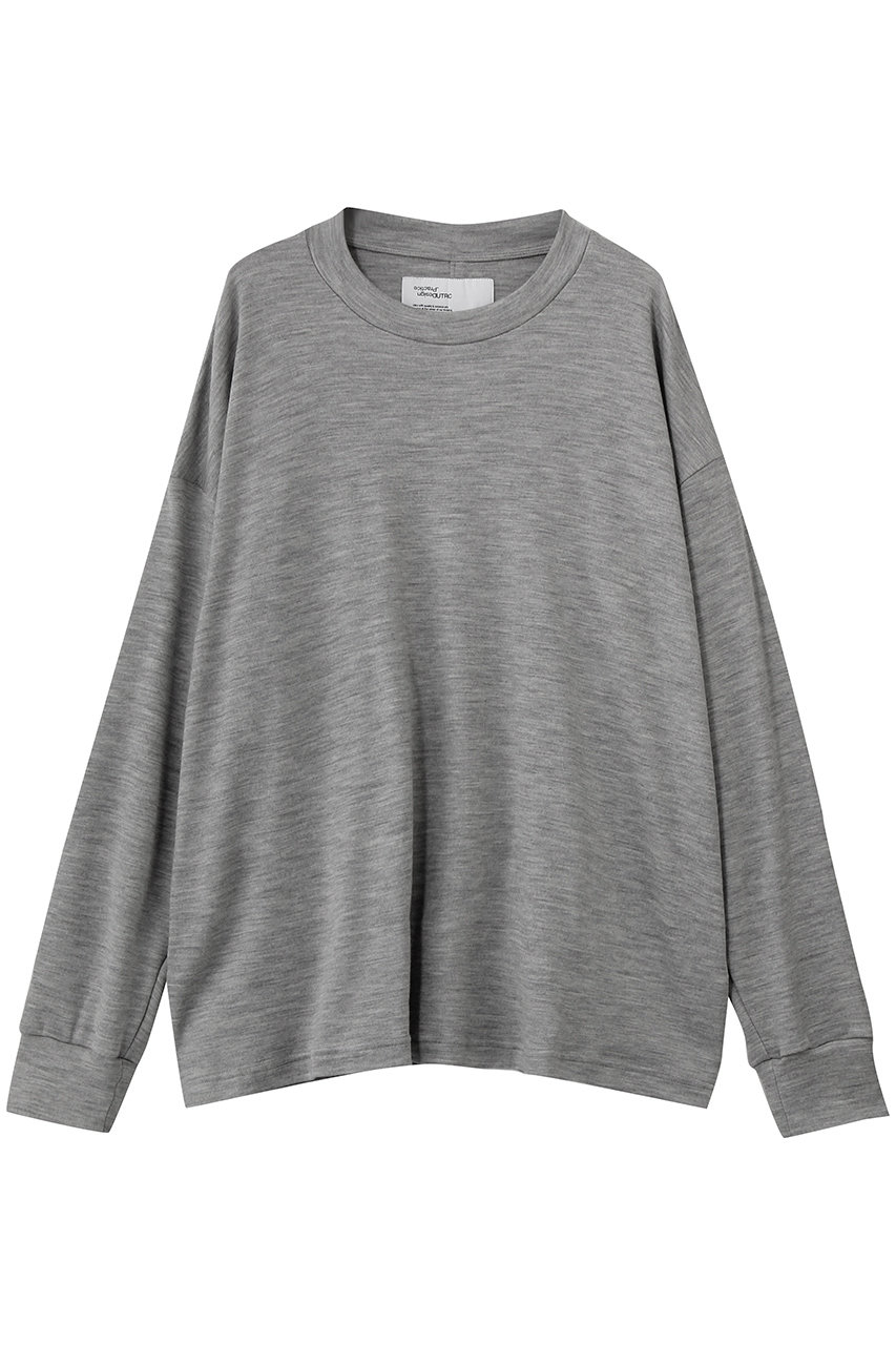 UNTRACE 【MEN】_241 ウールロングTシャツ (HEATHER GRAY, 1) アントレース ELLE SHOP