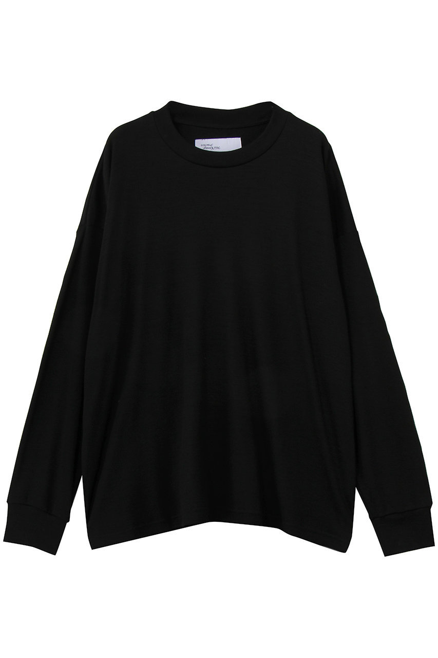 UNTRACE 【MEN】_241 ウールロングTシャツ (BLACK, 1) アントレース ELLE SHOP