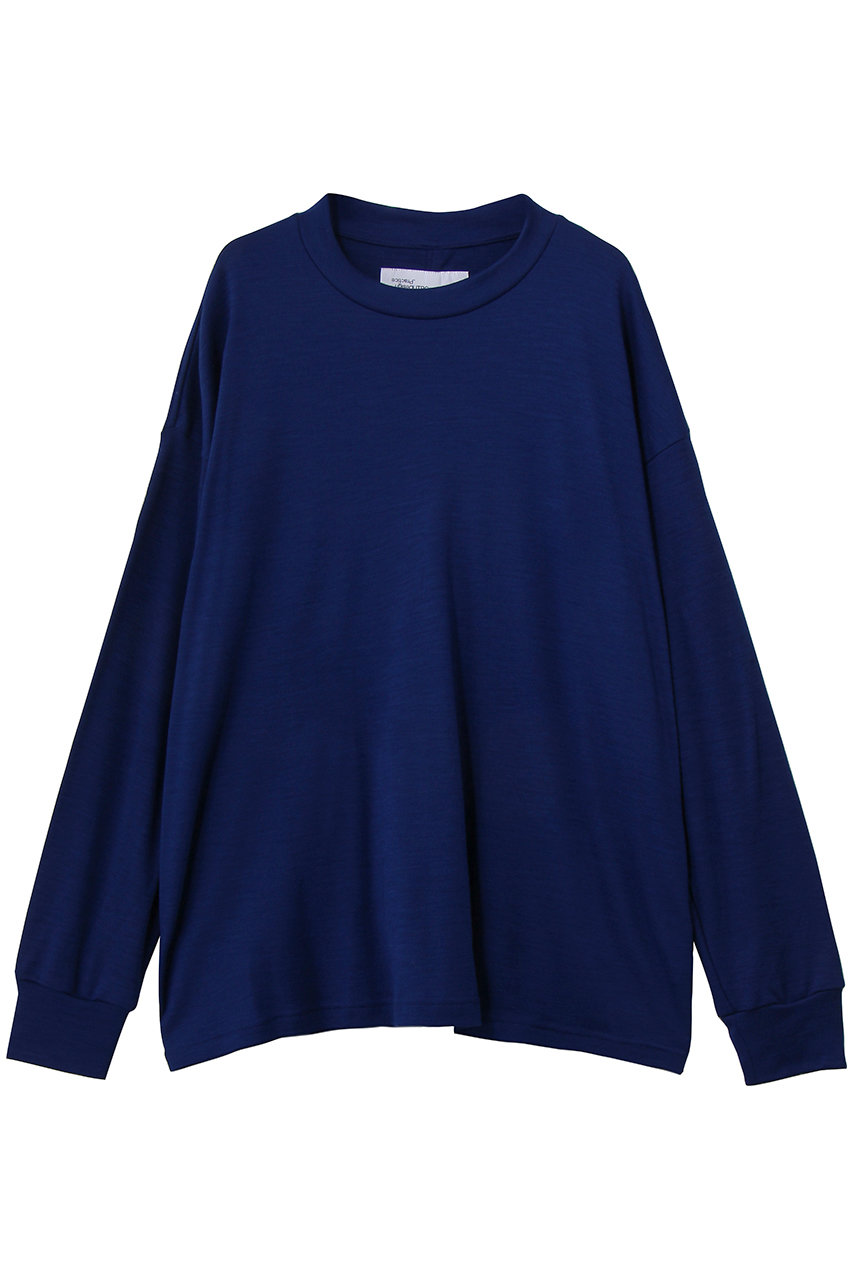 UNTRACE 【MEN】_241 ウールロングTシャツ (ROYAL, 1) アントレース ELLE SHOP