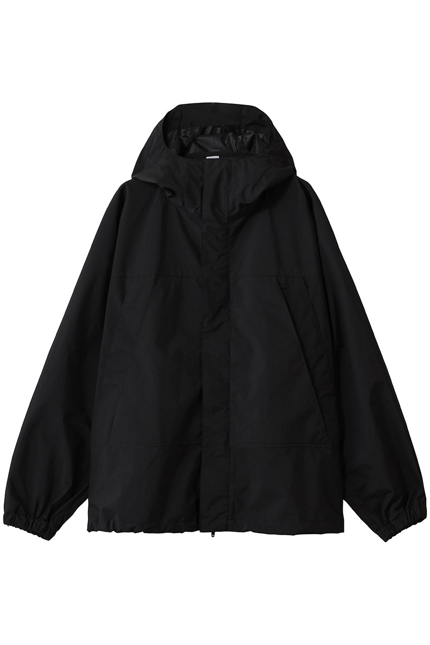 ES.U 【UNISEX】Nylon Wind Hoodie (black, S) エス・ユー ELLE SHOP