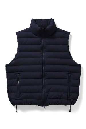 エス・ユー/ES.Uの【UNISEX】Middle Down Vest D007(110800/110806)